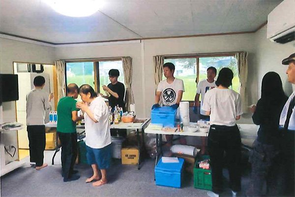 被災地支援活動に対する助成金交付事業 能登半島地震被災者を対象としたボランティア活動及び保養事業（益北組仏教青年会）